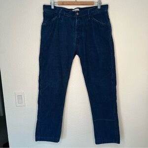 Taylor Stitch - The Camp Pant - Blue Corduroy - 100% organic cotton - 34 waist
